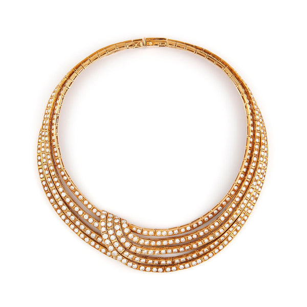 Vourakis Gold and Diamond Necklace