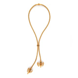 Lalaounis 22ct Yellow Gold Rams-Head Drop Necklace