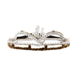 A 1950s platinum and diamond necklace/tiara