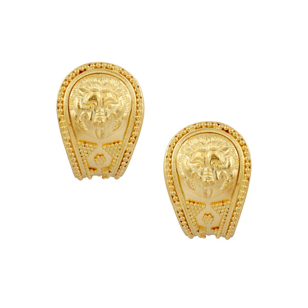 Lalaounis 22ct Gold Ear Clips