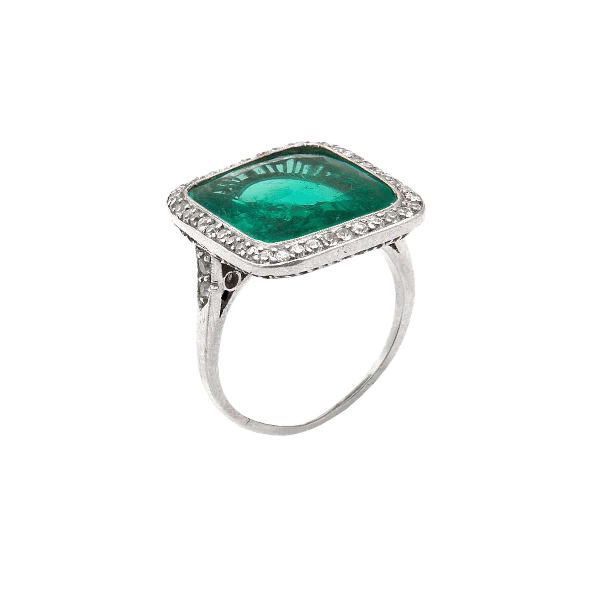 Emerald & Diamond Ring – JS Jewels